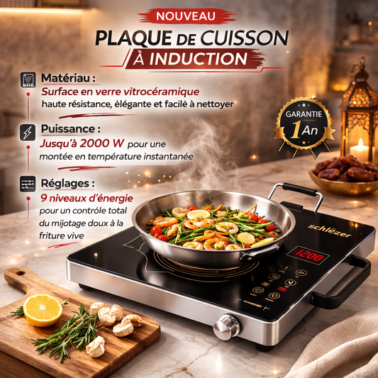 PLAQUE DE CUISSON À INDUCTION