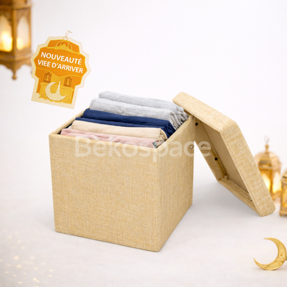 BANC DE RANGEMENT CARRÉ