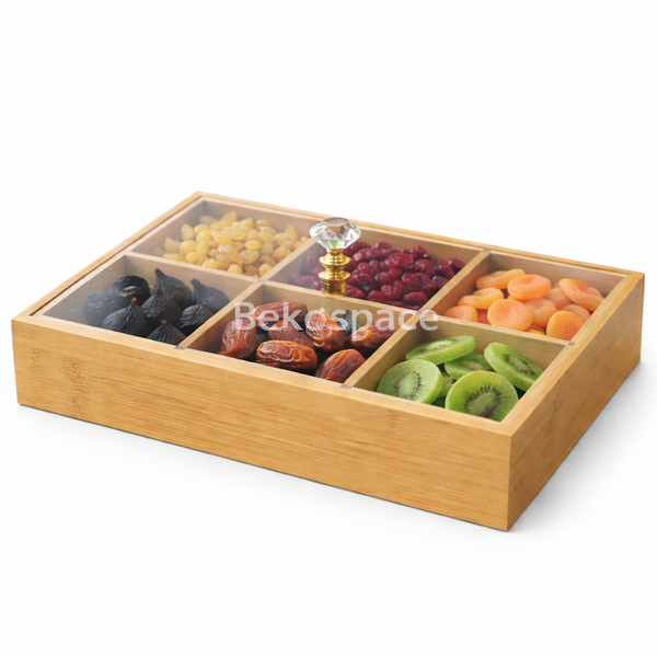 PRÉSENTOIR CARRÉ EN BAMBOU