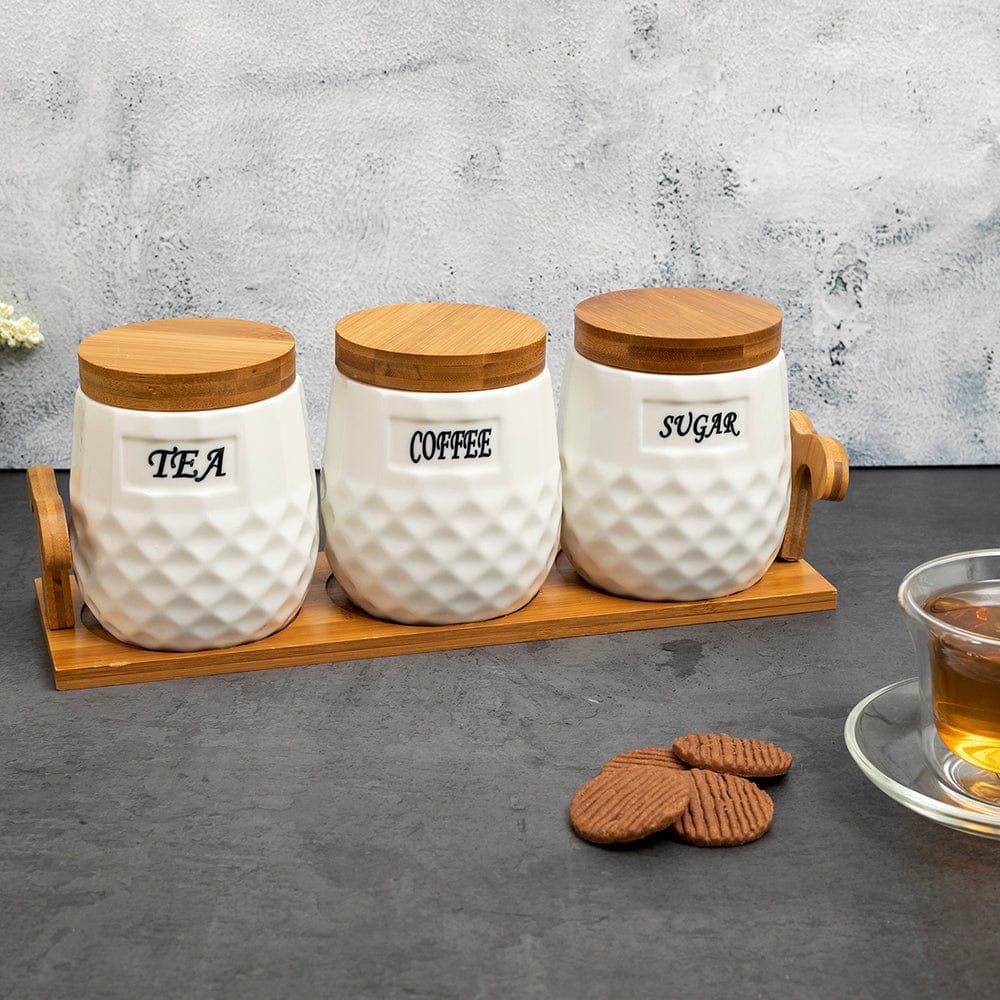 3 POTS EN PORCELAINE