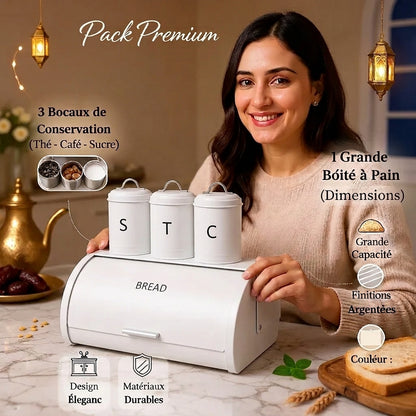 Set Conservation Pain & 3 Bocaux Design