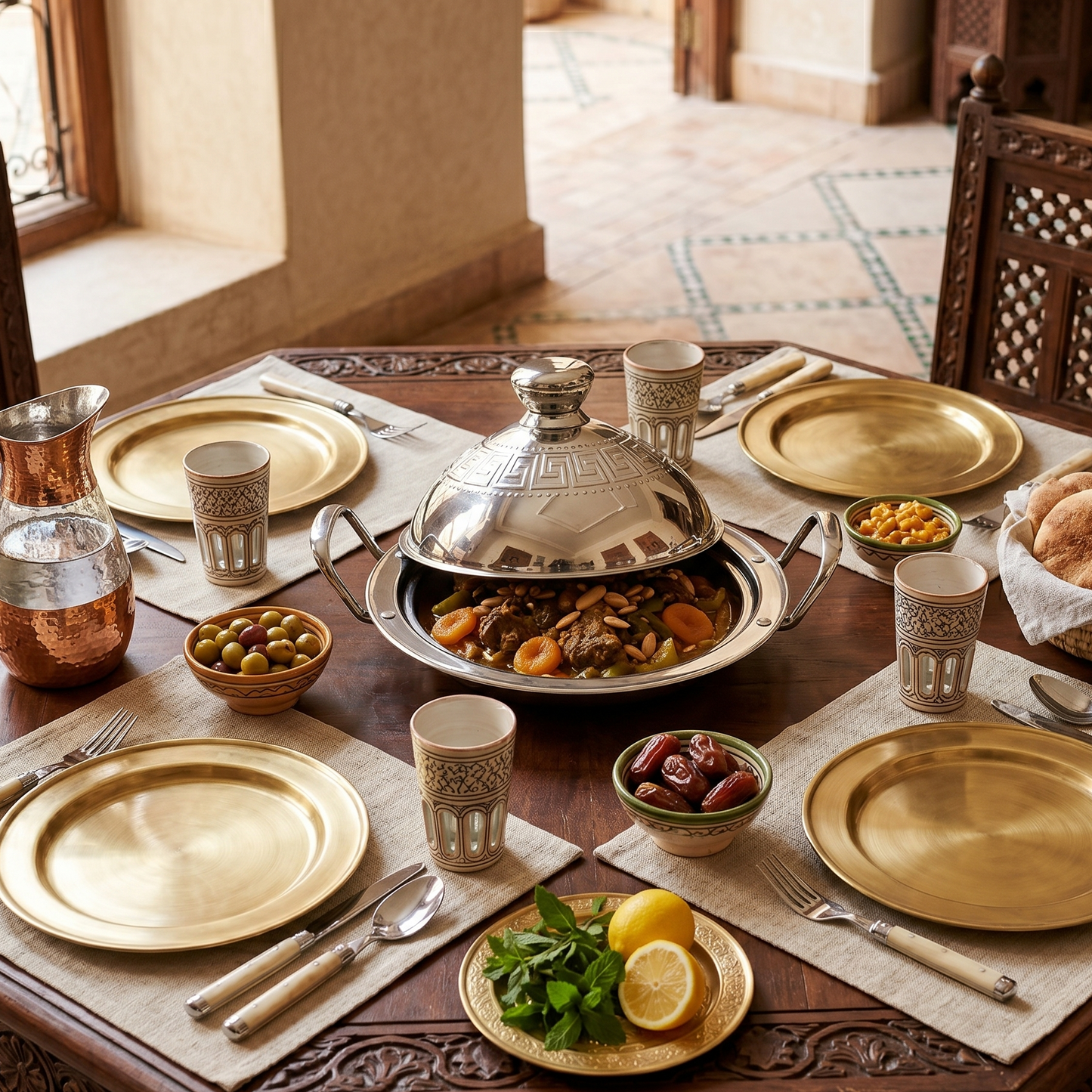 Tagine en Inox I Esprit traditionnel, style moderne