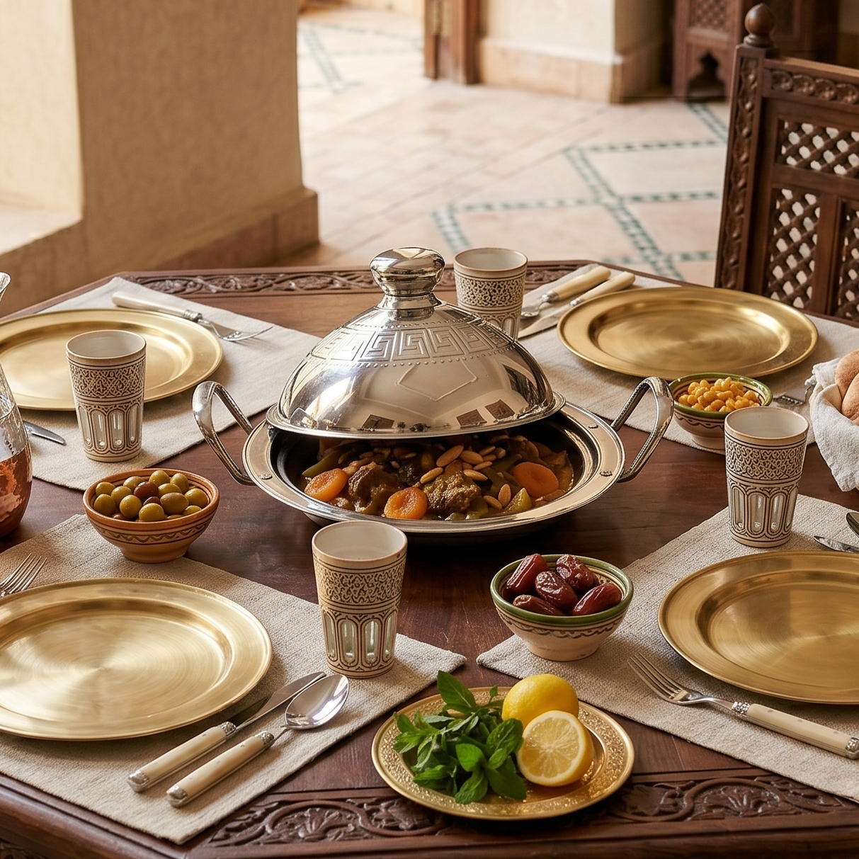 Tagine en Inox I Esprit traditionnel, style moderne