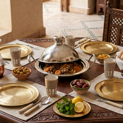 Tagine en Inox I Esprit traditionnel, style moderne