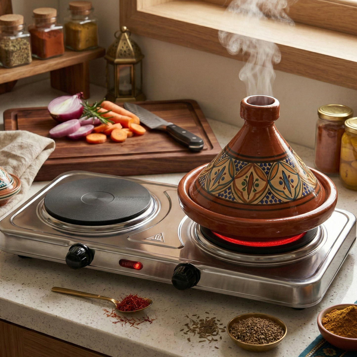 PLAQUE DE CUISSON DOUBLE