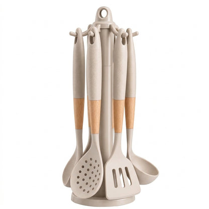 Set de 6 Ustensiles de Cuisine en Bambou