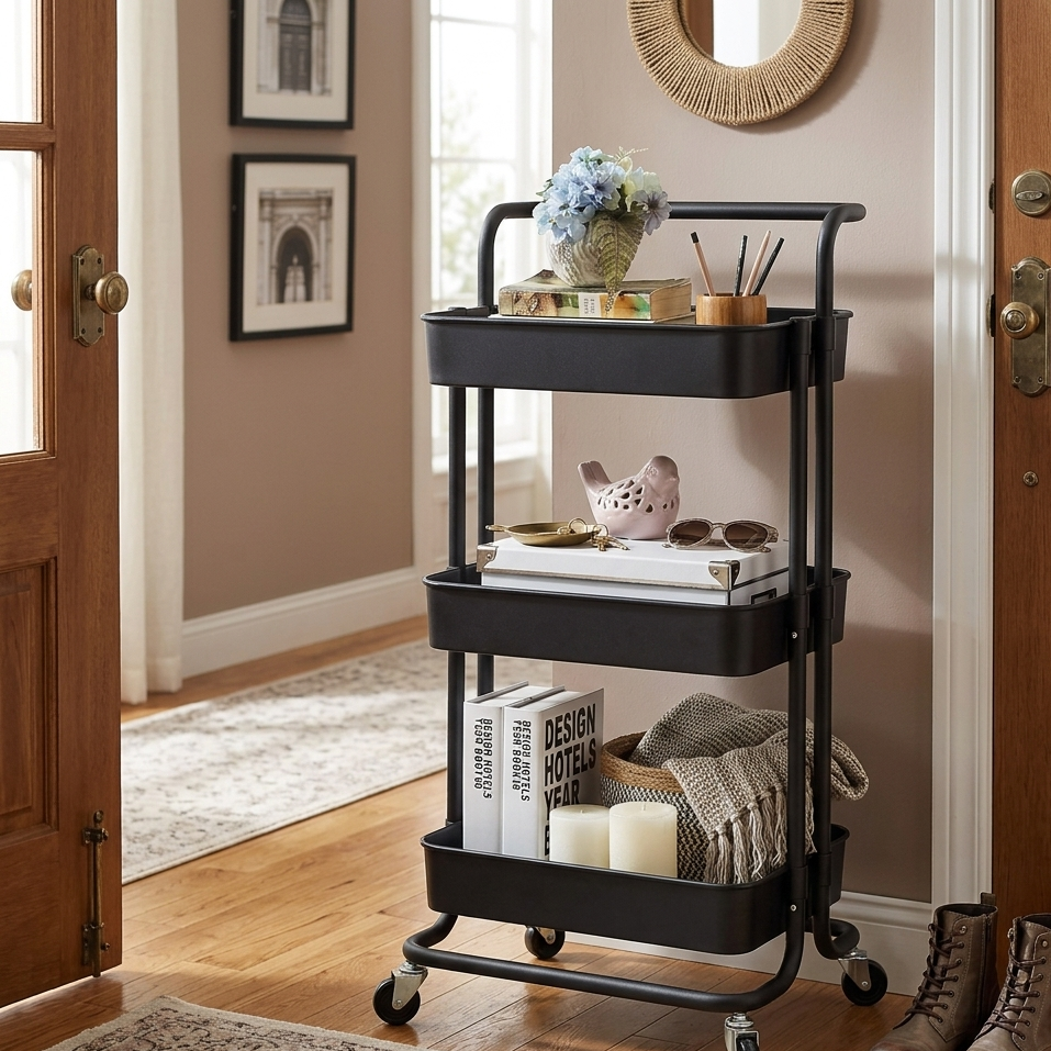 Chariot De Rangement I Structure Stable Et Robuste