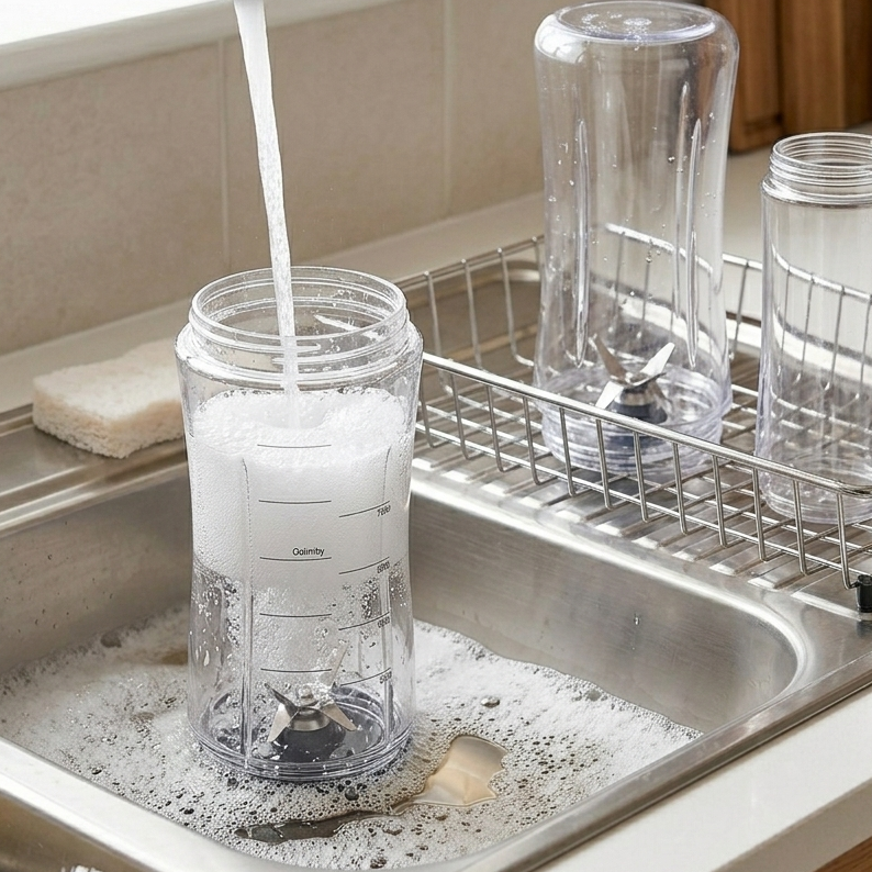 Mixeur Électrique 2 en 1 I 600ML avec Gobelet Portable