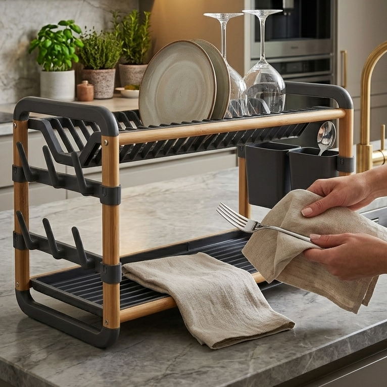 Égouttoir de cuisine Design minimaliste I Anti-Rouille & Durable