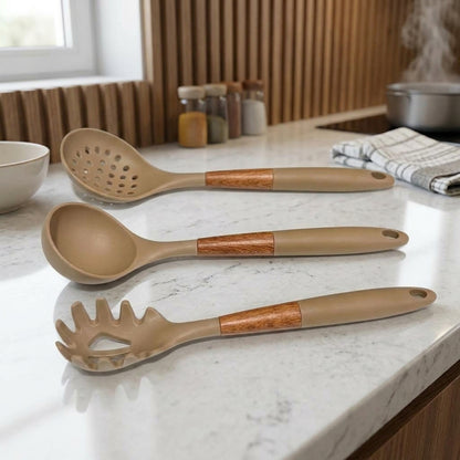 Set de 6 Ustensiles de Cuisine en Bambou