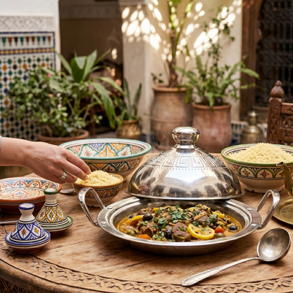 Tagine en Inox I Esprit traditionnel, style moderne