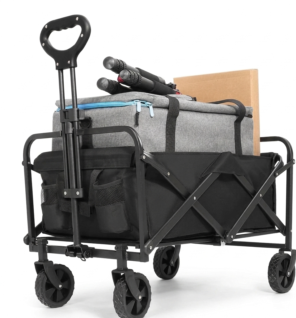 Chariot Pliant de Jardin I Pliable & Facile à Transporter