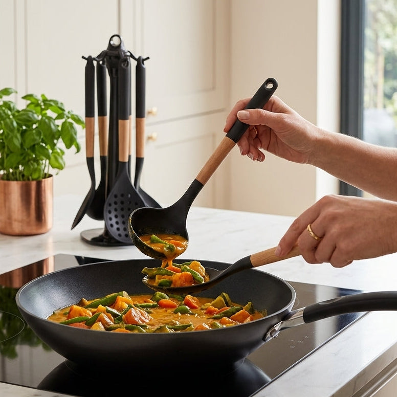 Set de 6 Ustensiles de Cuisine en Bambou