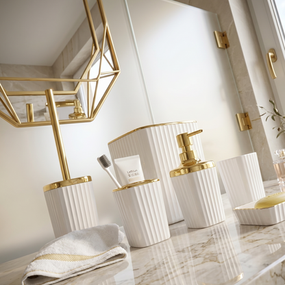 Ensemble De Salle De Bain 6 Pièces En Plastique