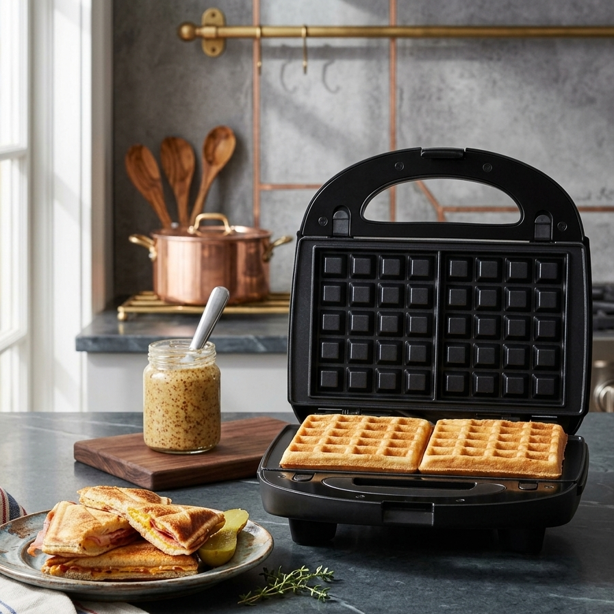 Gaufrier Électrique I Pratique & Antiadhésive