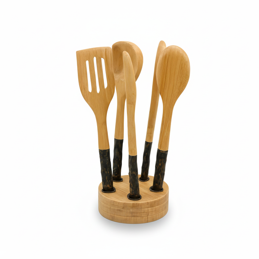 LOUCHES EN BAMBOU NOIR