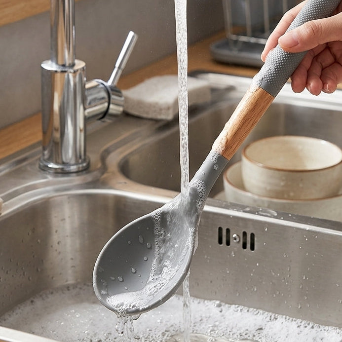 Set de 6 Ustensiles de Cuisine en Bambou