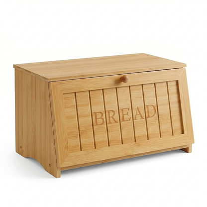 Coffret à pain en Bambou Naturel
