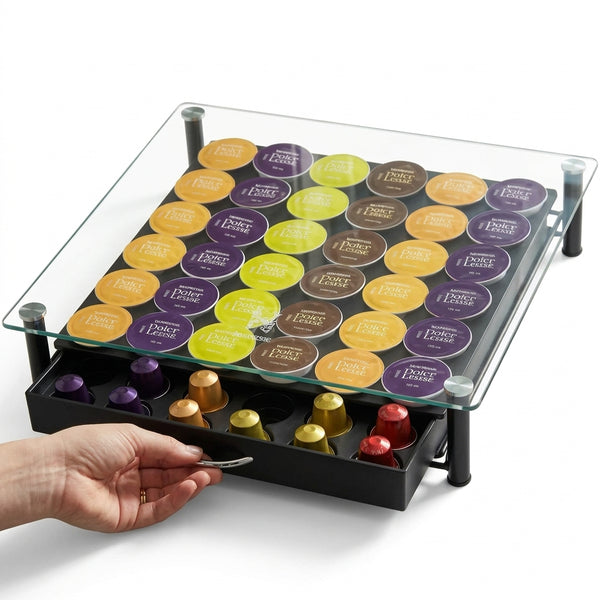 Tiroir Porte-Dosettes de Café I Capacité 36 Capsules