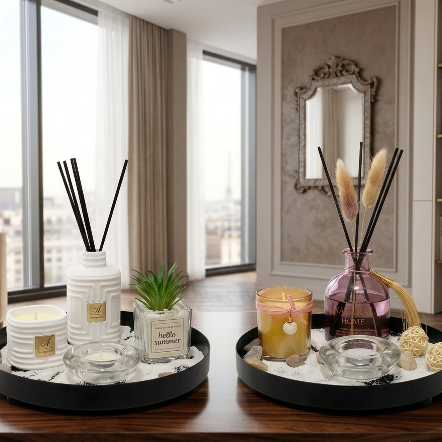 Ensemble Décoratif & Parfum d’Intérieur I L’Art du Cocooning