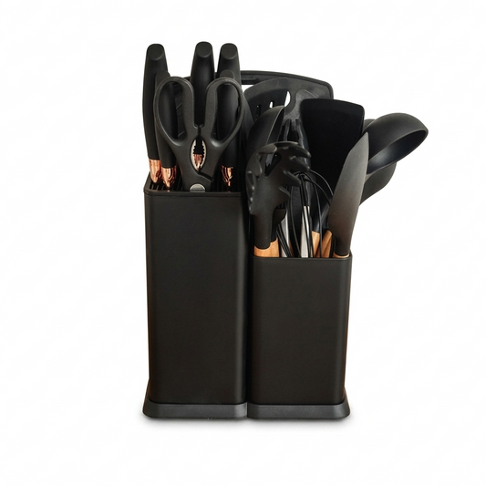 Set d'Ustensiles de Cuisine Premium 19 Pièces