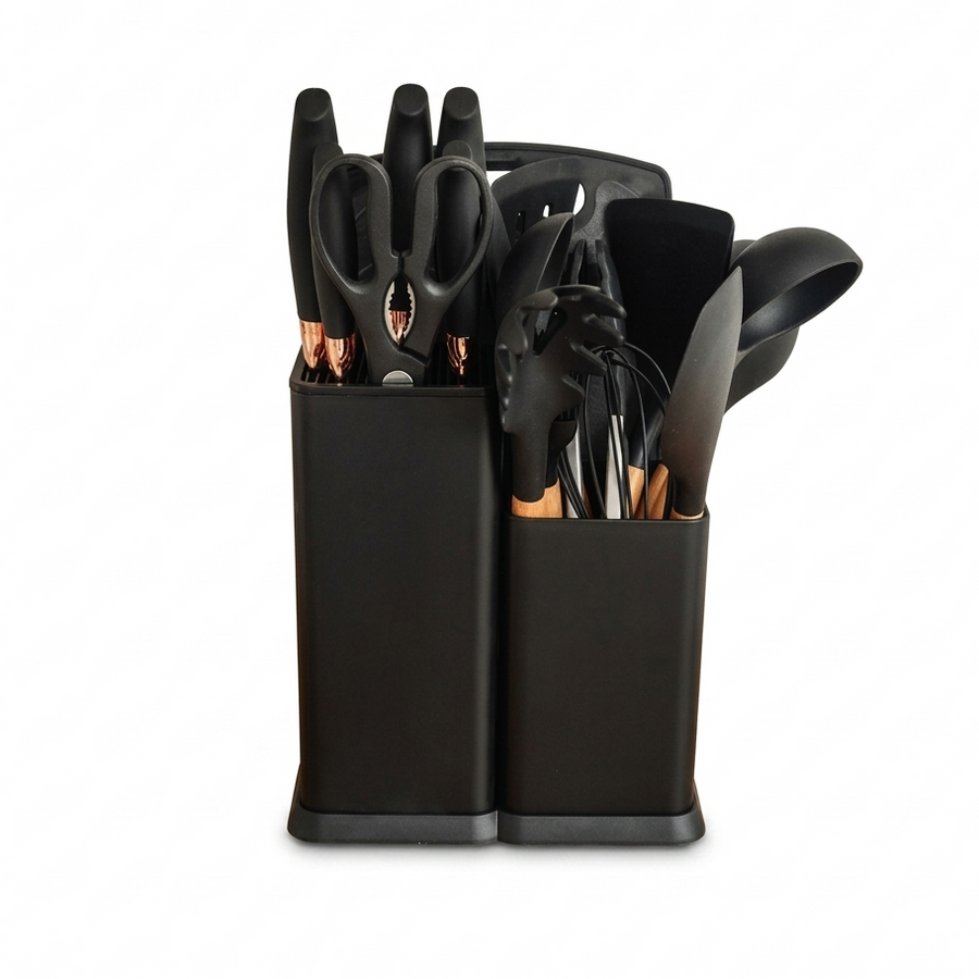 Set d'Ustensiles de Cuisine Premium 19 Pièces