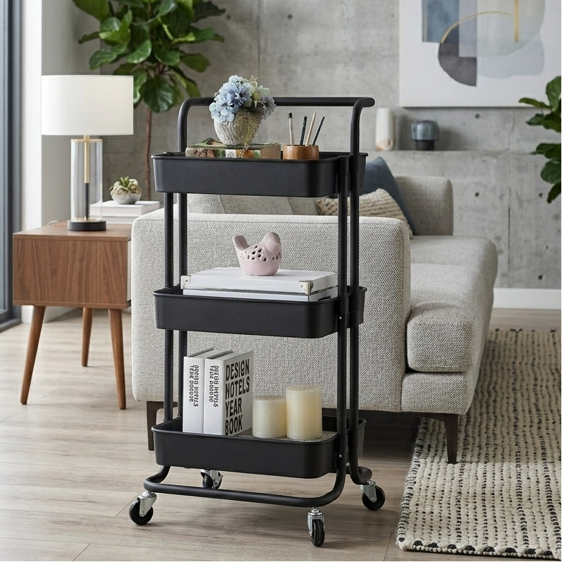 Chariot De Rangement I Structure Stable Et Robuste