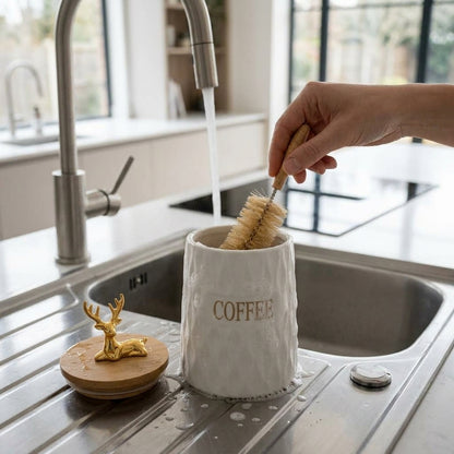 Trio de Pots en Porcelaine avec Support