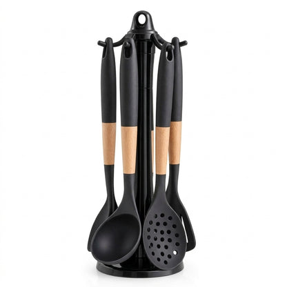 Set de 6 Ustensiles de Cuisine en Bambou