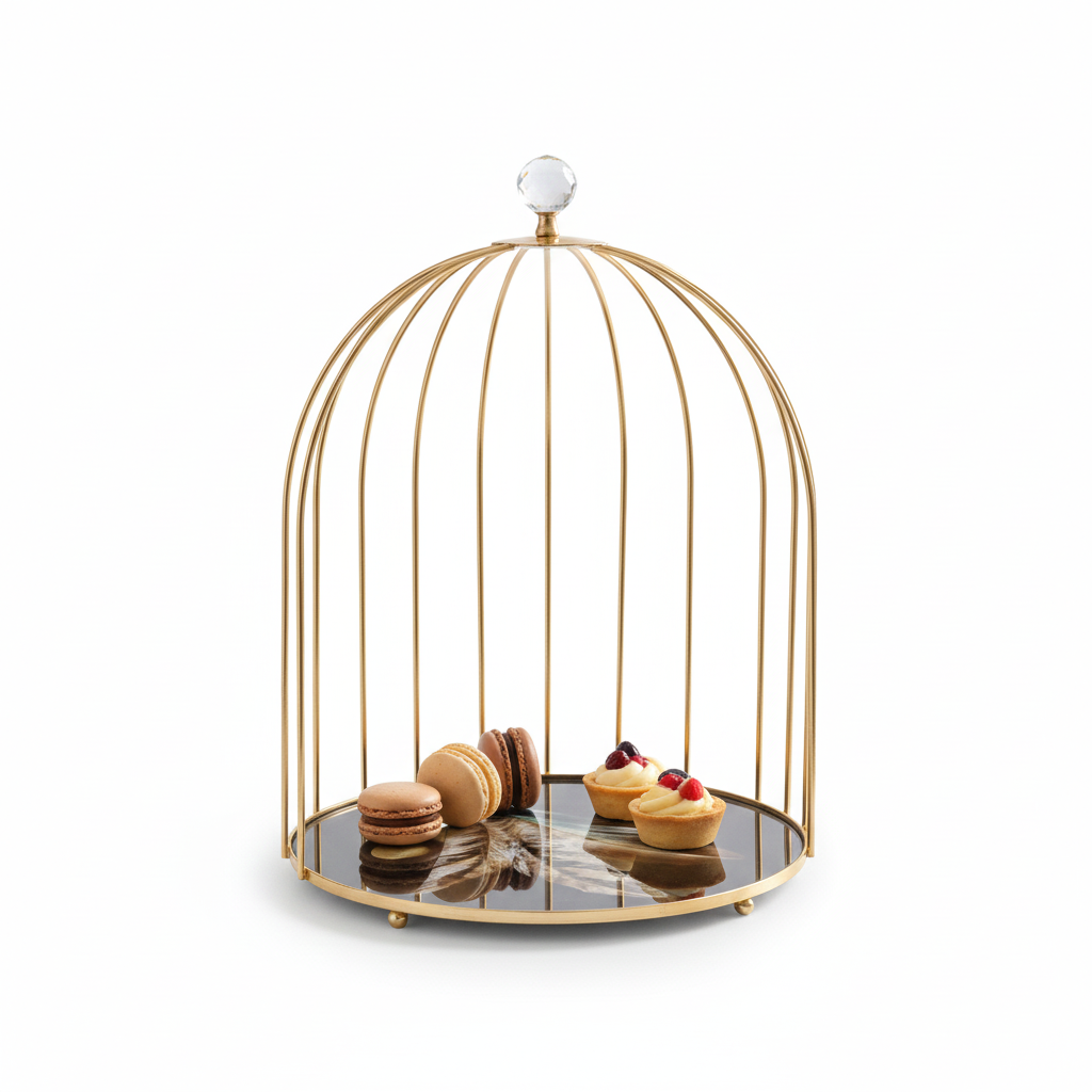 PRÉSENTOIR CAGE À OISEAU