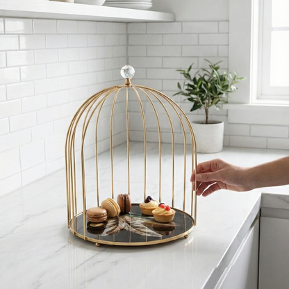 PRÉSENTOIR CAGE À OISEAU