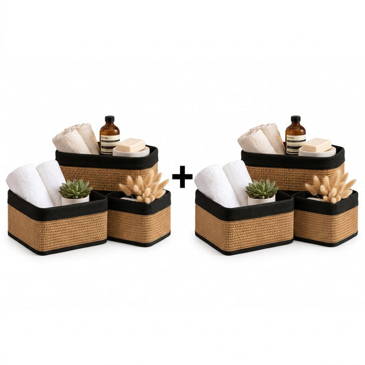 Pack de 6 Boites de rangement I Chic et Moderne