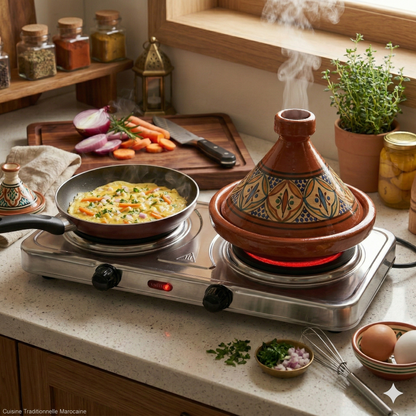 PLAQUE DE CUISSON DOUBLE