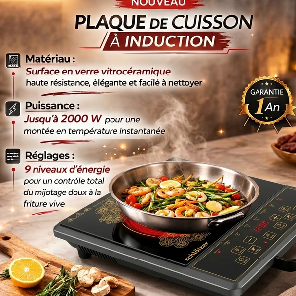 PLAQUE DE CUISSON À INDUCTION