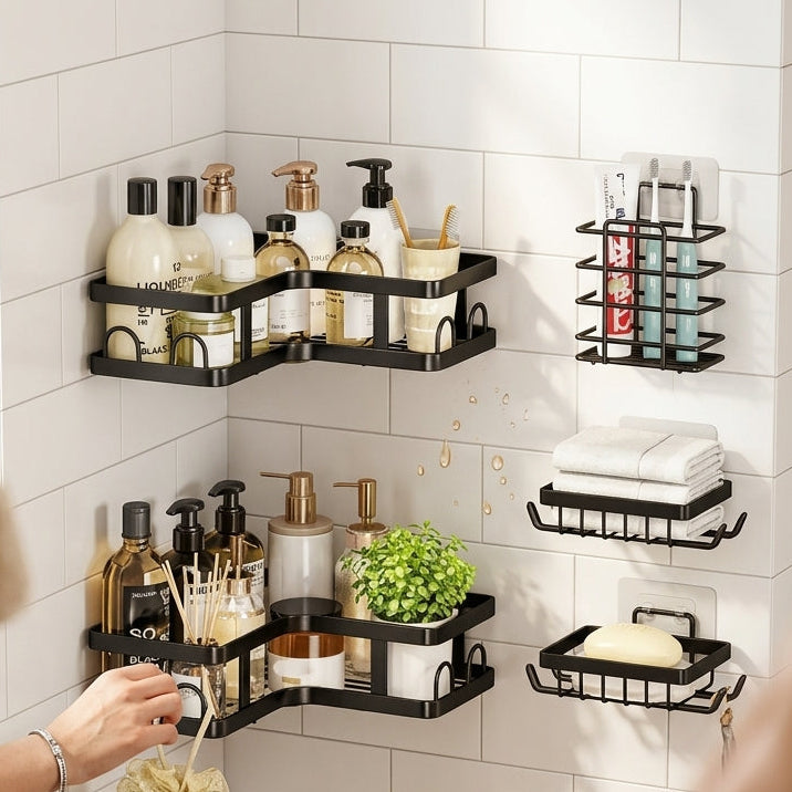Set de rangement d'angle | Installation solide et durable