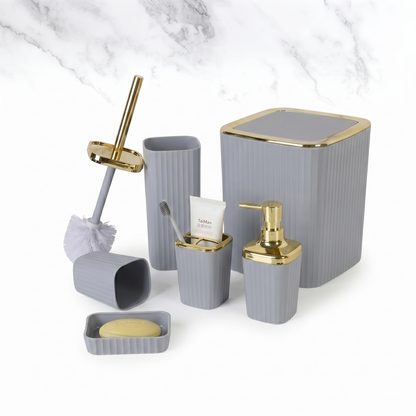 Ensemble De Salle De Bain 6 Pièces En Plastique