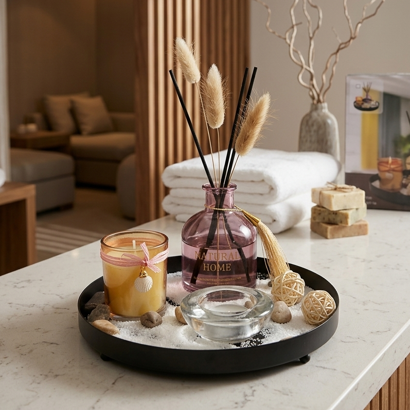 Ensemble Décoratif & Parfum d’Intérieur I L’Art du Cocooning