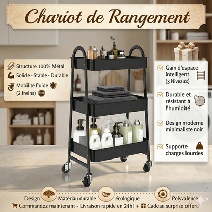 Chariot De Rangement I Structure Stable Et Robuste