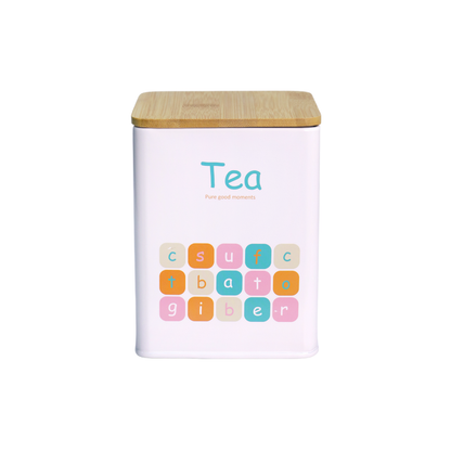 Set de Rangement Cuisine Premium 5 Pièces & Couvercles Bois