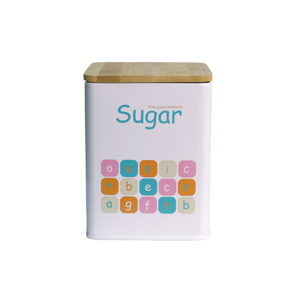 Set de Rangement Cuisine Premium 5 Pièces & Couvercles Bois