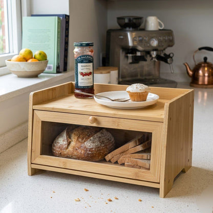 Coffret à pain en Bambou Naturel