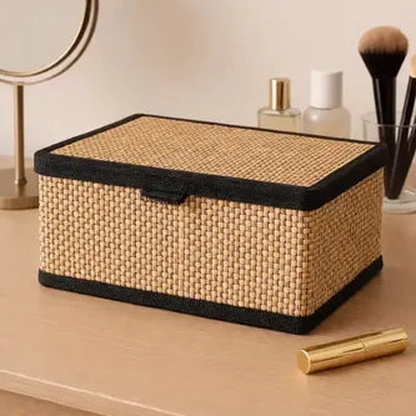 Set 3 Boîtes Bambou avec Couvercle I Rangements Multi-Usages