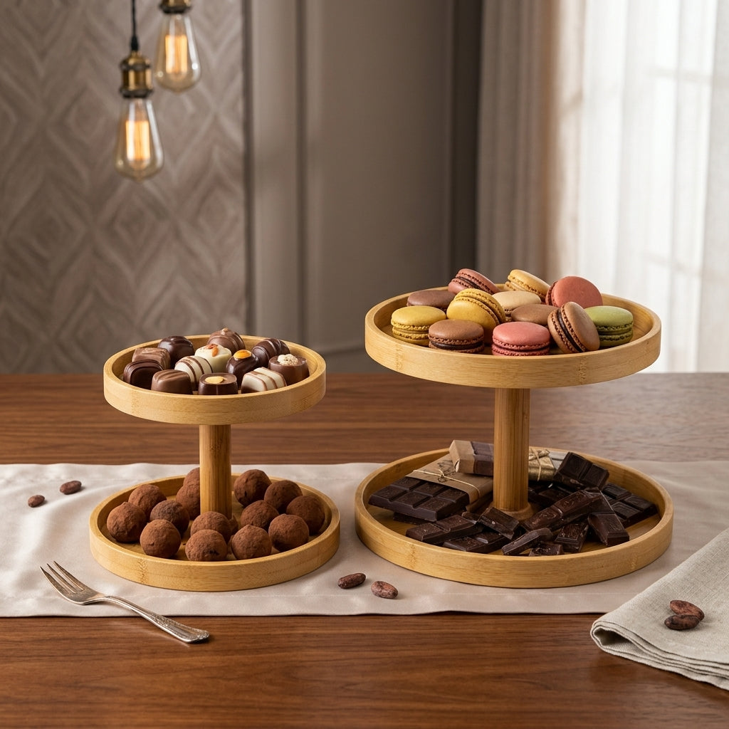 Plateaux Présentatif en Bambou I Style Épuré & Modern Design