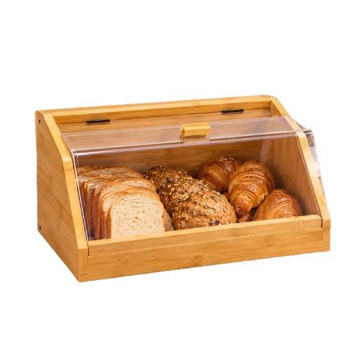 Boîte à Pain en Bambou Naturel | Design & Organisation Cuisine