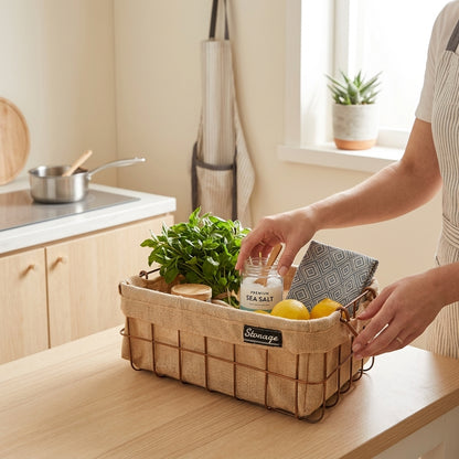 Pack de 4 Panier de Rangement | Pratique, Durable