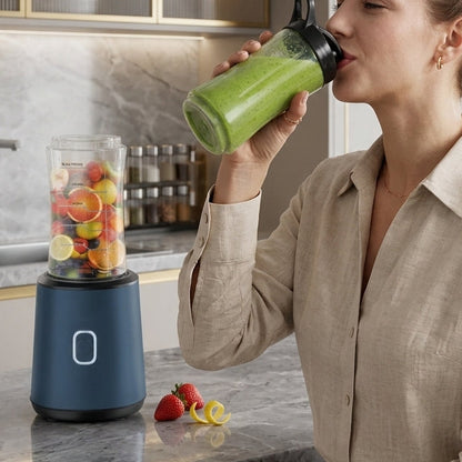 Mixeur Électrique 2 en 1 I 600ML avec Gobelet Portable