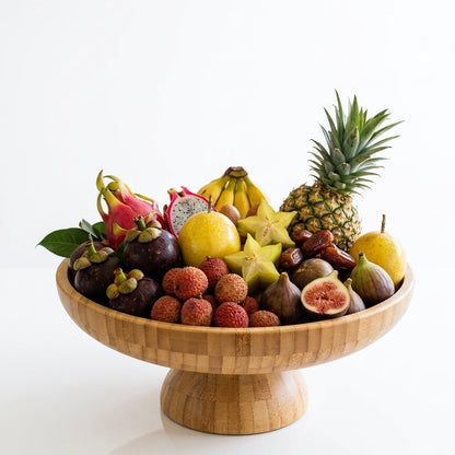 Bol à Fruits & Légumes En Bambou I Style Épuré & Modern Design