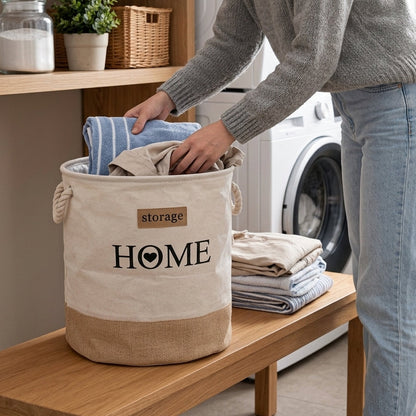 Pack de 3 Sac à Linge En Tissu I Facile à Transporter