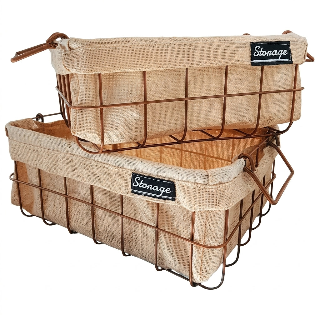 Pack de 4 Panier de Rangement | Pratique, Durable