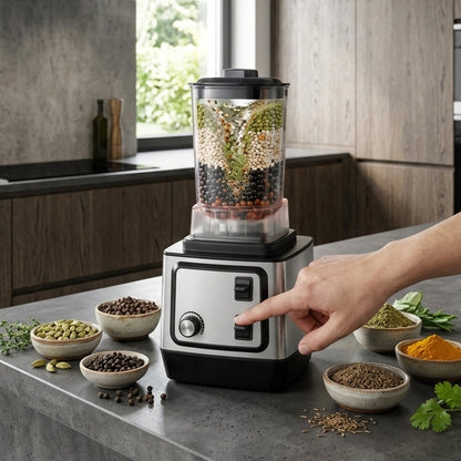 Blender Professionnel 2 en 1 Puissance 3000W I Puissance & Précision